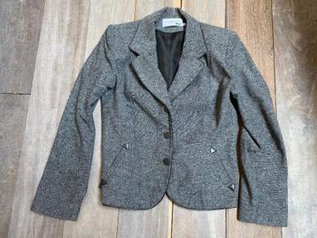 Extenzo Paris 42 Vintage heather grijze blazer beschikbaar voor biedingen