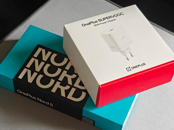 OnePlus Nord 5 met Oplader, Telecommunicatie, Mobiele telefoons | Apple iPhone, Nieuw, 512 GB, Zonder abonnement, Zonder simlock