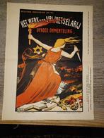 verkleinde affiche anti vrijmetselarij maconnerie 1912, Verzamelen, Ophalen of Verzenden, Zo goed als nieuw, Overige typen