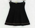 Zara Knit - Zwarte rok maat M NIEUW met goudkleurige ketting, Kleding | Dames, Rokken, Maat 38/40 (M), Zwart, Nieuw, Ophalen of Verzenden