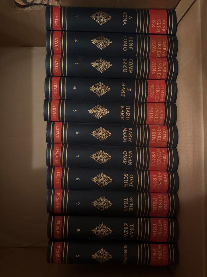 Algemene Winkler Prins – 10 delen + supplement (Elsevier), Livres, Encyclopédies, Comme neuf, Enlèvement