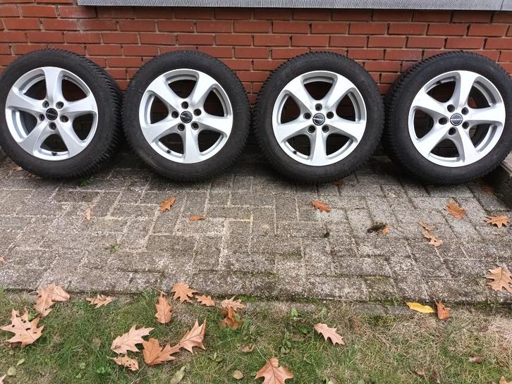 Wintervelgen met banden zeer goede staat 205 x 55 x 16 91H, Auto-onderdelen, Banden en Velgen, Band(en), Winterbanden, 16 inch