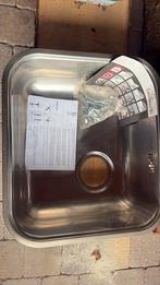 Inox spoelbak, Huis en Inrichting, Keuken | Keukenelementen, Ophalen, Minder dan 50 cm, Overige kleuren, Nieuw
