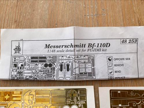 Kit détaillé Messerschmitt Bf 110D, Hobby & Loisirs créatifs, Modélisme | Avions & Hélicoptères, Utilisé, Avion, Plus grand que 1:72