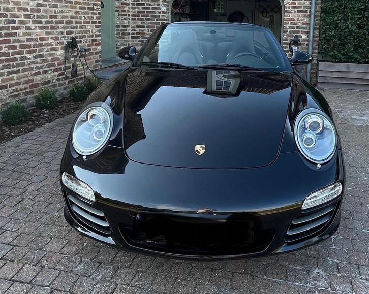 Voiture Porsche, Auto's, Porsche, Particulier, Benzine, Cabriolet, 3 deurs, Automaat, Zwart, Zwart, Leder, Ophalen