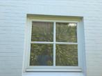 Houten raam met dubbel inbraakwerend glas, Doe-het-zelf en Bouw, Raamkozijn, Zo goed als nieuw, Inclusief glas, 75 tot 150 cm