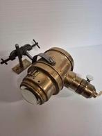 Oude koperen lamp, Antiek en Kunst, Antiek | Verlichting, Ophalen of Verzenden