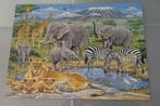 Puzzle 200 pièces Savane Ravensburger, Ophalen of Verzenden, Meer dan 50 stukjes, Zo goed als nieuw, 6 jaar of ouder
