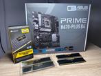 Asus H670-Plus D4 + Corsair 32 Go de mémoire DDR4 (3200 MHz), LGA 1700, Enlèvement ou Envoi, DDR4, Comme neuf