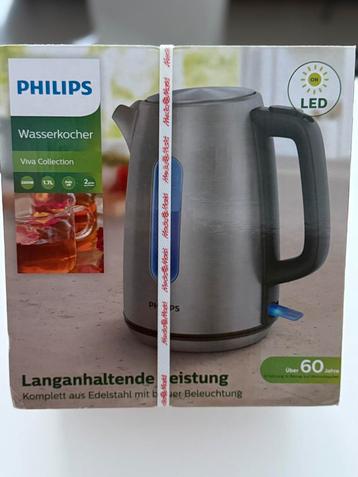 Bouilloire Philips 1,7L avec LED – Neuve  beschikbaar voor biedingen
