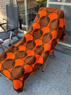 Deken oranje/bruin Didas wol made in Holland 220x200cm, Maison & Meubles, Accessoires pour la Maison | Plaids & Couvertures, Enlèvement ou Envoi