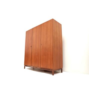 Vintage design kledingkast kast teakhout jaren '60 '70 retro, Verzenden, Teakhout