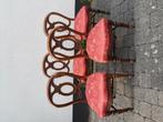 Set van 4 stoelen, Ophalen, Gebruikt, Hout