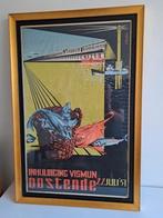 Poster vismijn Oostende, Verzamelen, Posters, Ophalen, Gebruikt
