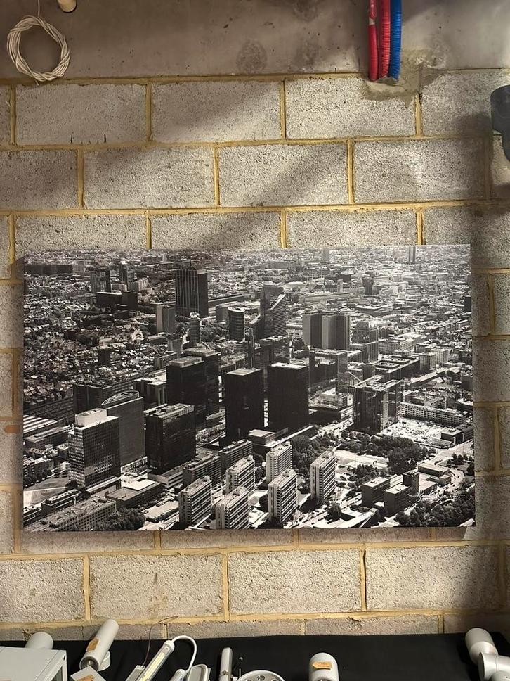 Alexandre Laurent Vue Aérienne de Bruxelles Quartier Nord, Antiquités & Art, Art | Dessins & Photographie, Enlèvement ou Envoi