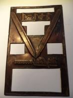 Art deco publiciteit DUOGRAPH pen Mylord plaat brass koper, Verzamelen, Ophalen of Verzenden
