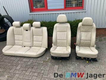 Interieur creme beige leder BMW 5-serie E60 LCI beschikbaar voor biedingen