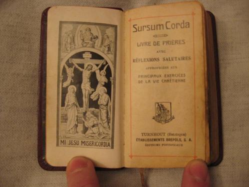 Livre de prière chrétienne / missel miniature FR 1905, Antiquités & Art, Antiquités | Objets religieux, Enlèvement ou Envoi