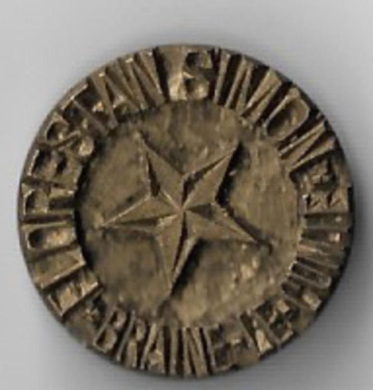 Unieke oude stempel FLORESTAN SIMON - *BRAINE-LE-COMTE*, Verzamelen, Biermerken, Ophalen of Verzenden