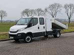 Iveco DAILY 35C14 DUB.CAB Kipper AC!, Iveco, Wit, Bedrijf, Cruise Control