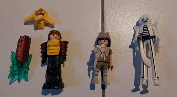 Playmobil figuren (tempelwachter /oermens/ groot spook) beschikbaar voor biedingen