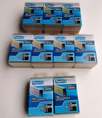 Rapid smalrug nieten type 606 in diverse lengtes beschikbaar voor biedingen