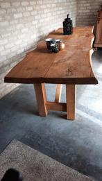 Table rustique en chêne massif, Maison & Meubles, Chêne, 50 à 100 cm, Enlèvement ou Envoi, Neuf