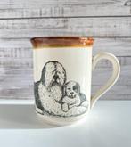 Tasse Biltons au décor de chiens Bobtail, Ophalen of Verzenden