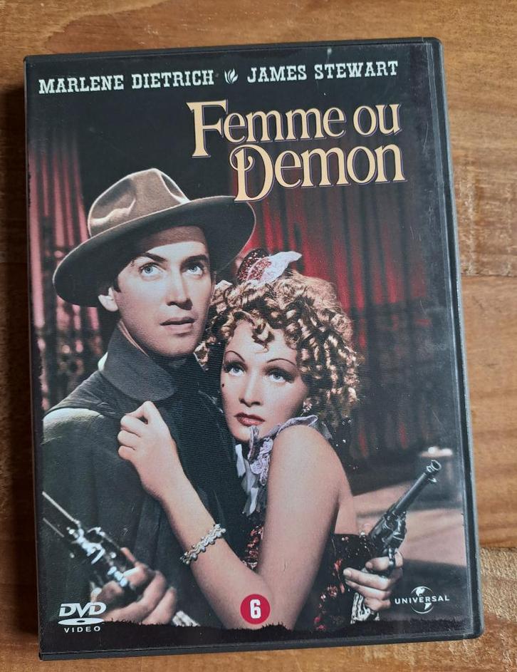 Femme ou démon - Marlene Dietrich - James Stewart, Cd's en Dvd's, Dvd's | Avontuur, Ophalen of Verzenden