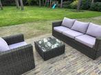 Loungeset Wicker, Ophalen, 4 zitplaatsen, Gebruikt, Bank