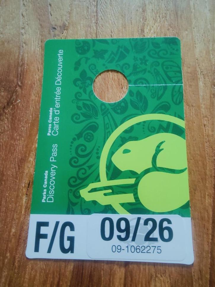 ongebruikte Discovery Pass Canada tem 09/2026, Tickets en Kaartjes, Autovignetten, Drie personen of meer