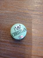 Button : I love Christian, Verzamelen, Button, Verzenden