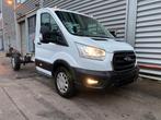 Ford Transit Chassis Cabine, 1800KG, Euro 6, Takelwagen?, Auto's, Voorwielaandrijving, Stof, 4 cilinders, Wit