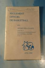 1976 1980 boekje Officieel basketbal Fiba-reglement Frans, Ophalen of Verzenden, Gebruikt, Overige typen