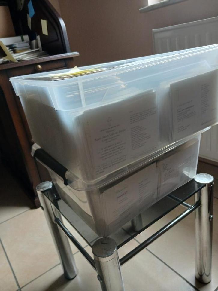 ruim 5300 Gedachtenisprentjes uit provincie antwerpen, Verzamelen, Bidprentjes en Rouwkaarten, Rouwkaart, Ophalen of Verzenden