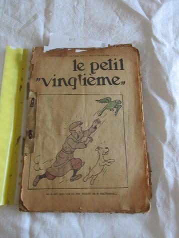 Le Petit Vingtième Hergé de 1936 9 numéros Tintin  beschikbaar voor biedingen