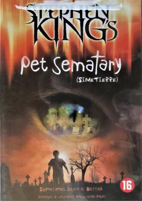 DVD HORROR- PET SEMATARY (ZELDZAME DVD), Cd's en Dvd's, Dvd's | Horror, Zo goed als nieuw, Overige genres, Alle leeftijden, Ophalen of Verzenden