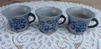 SALE 3 Steengoed bekers, monogram D , Gres de la Roche, Antiek en Kunst, Ophalen of Verzenden