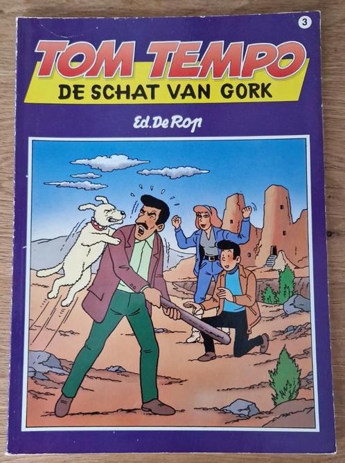 Tom Tempo - De schat van Gork -3-1e dr(1990) - Strip, Boeken, Stripverhalen, Gelezen, Eén stripboek, Ophalen of Verzenden