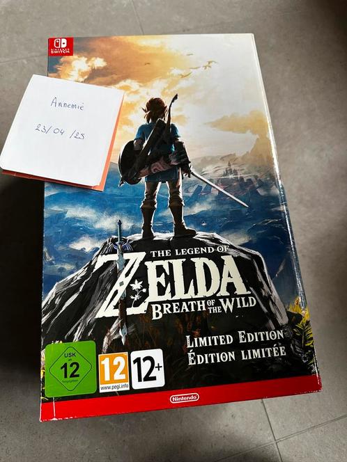 The Legend Of Zelda Breath Of The Wild limited edition, Games en Spelcomputers, Games | Nintendo Switch, Nieuw, Avontuur en Actie