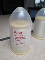 2 Klossen Kirsch Naaigaren No. 5 Transparant 920g, Ophalen, Nieuw, Garen of Naald(en)