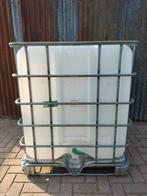 IBC regenton houtkrat watervat waterton slowfeeder 1000Liter, Tuin en Terras, Regentonnen, Ophalen, Zo goed als nieuw