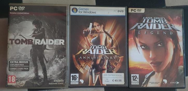 Tomb Raider, Consoles de jeu & Jeux vidéo, Jeux | PC, Comme neuf, Aventure et Action, À partir de 18 ans, Envoi