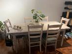 Tafel met 6 stoelen, Huis en Inrichting, Complete eetkamers, Ophalen, Zo goed als nieuw