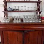 Set van 44 gegraveerde kristallen glazen van Val St Lambert, Antiek en Kunst, Antiek | Glaswerk en Kristal, Ophalen