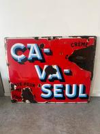 Panneau d'affichage en émail Cal van Seoul, Enlèvement, Comme neuf, Panneau publicitaire