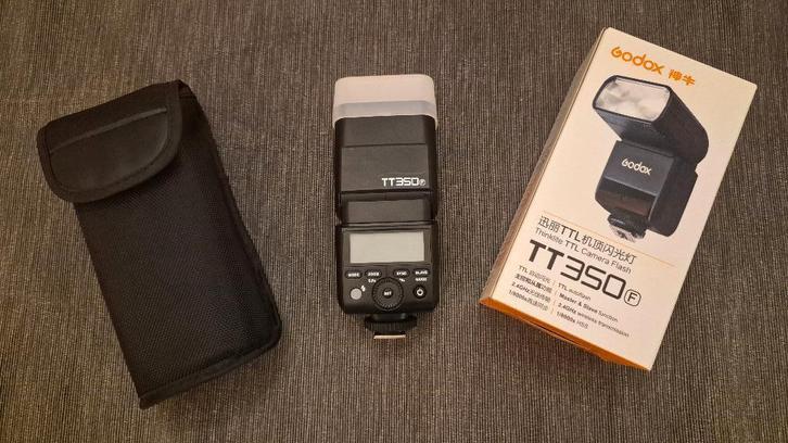 Flash Godox TT350f pour Fujifilm, TV, Hi-fi & Vidéo, Photo | Flash, Comme neuf, Autres marques, Inclinable, Enlèvement