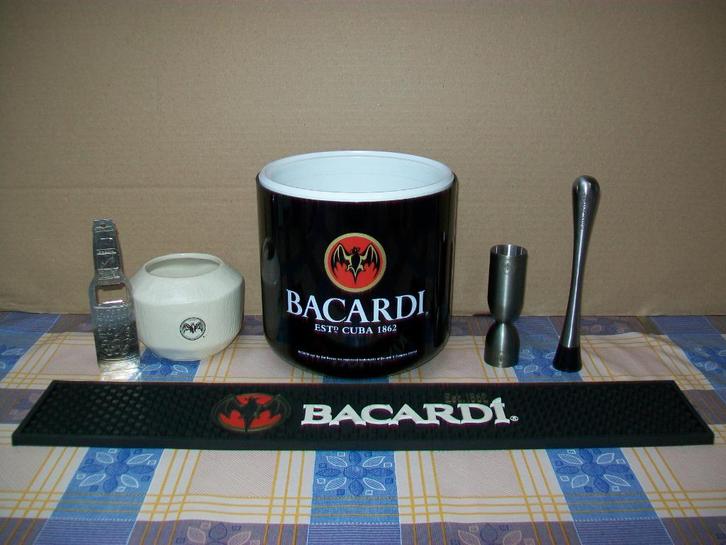 Bacardi Rum Cola - Cuba - ijsemmer - Opener - Retro Vintage, Verzamelen, Merken en Reclamevoorwerpen, Zo goed als nieuw, Gebruiksvoorwerp
