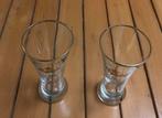 2 bierglazen Carlsberg, Ophalen of Verzenden, Gebruikt