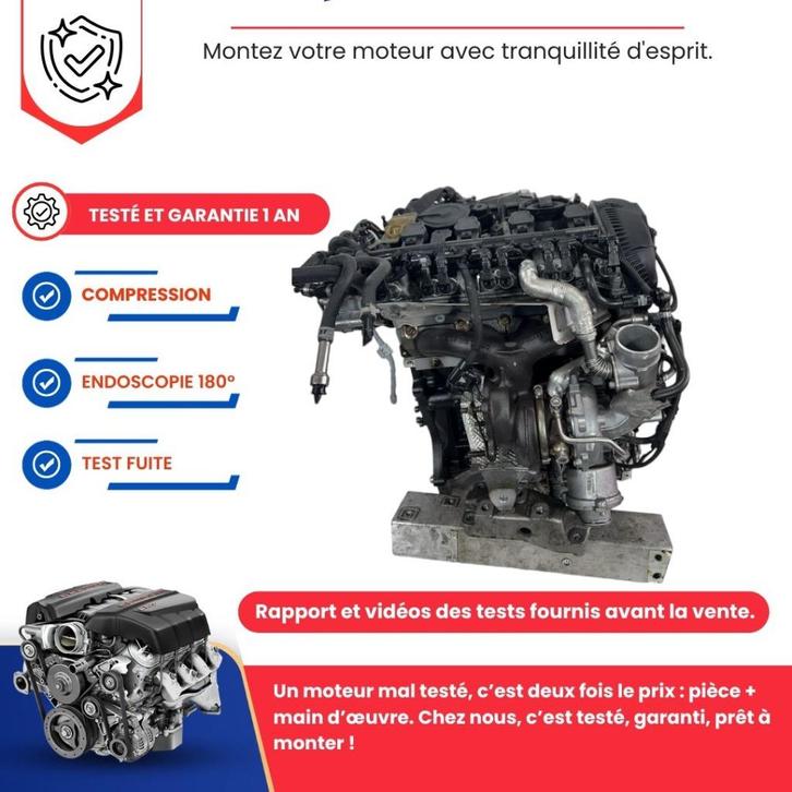 Moteur complet audi a4 a5 b8 / q5 2.0 tfsi 180cv 211cv, Autos : Pièces & Accessoires, Moteurs & Accessoires, Audi, Neuf, Enlèvement ou Envoi